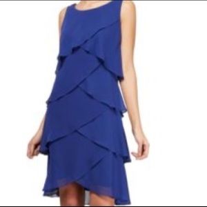 SLNY tiered cocktail dress